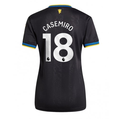 Stroje piłkarskie Manchester United Casemiro #18 Koszulka Trzeciej dla damskie 2025-26 Krótki Rękaw